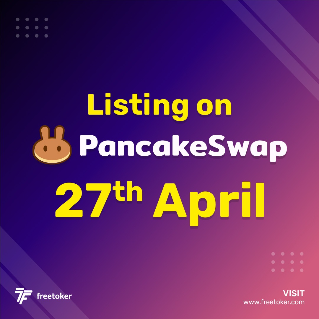 Its happening!
$FTK getting #listed on #pancakeswap on 27th of this month.
1 day to go !

Stay tuned and watch this space for more details coming up your way !