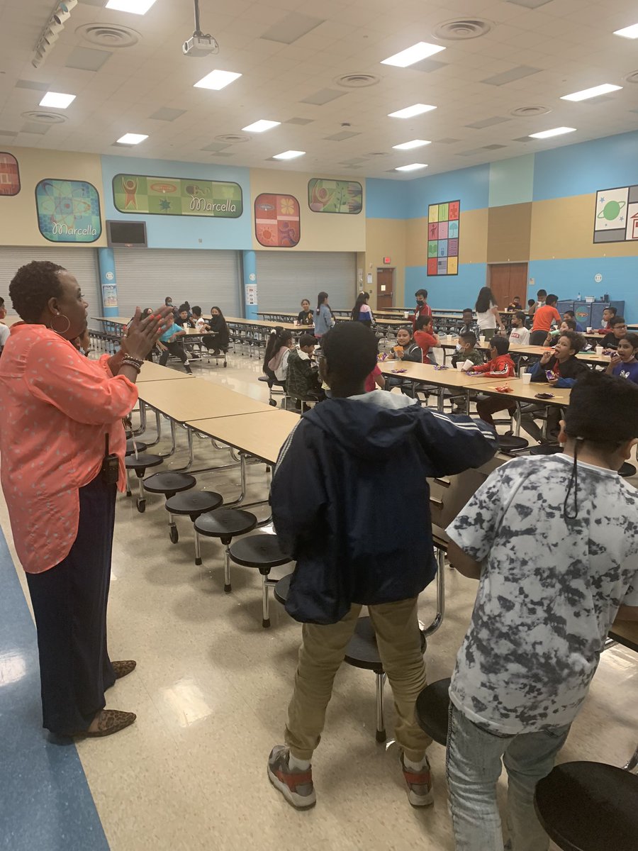 ortizteach's tweet photo. Checking growth tickets at the door! Celebrating with a Takis social for all students that met the target goal last week on their daily exit tickets. #FalconChampions @MarcellaES_AISD @Sdseymore @EfrineRegino @WynneLaToya https://t.co/KStraihy95