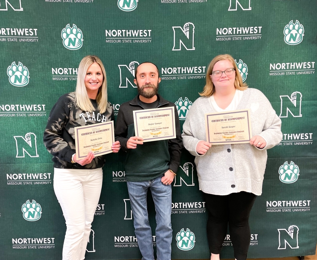 Congratulations to Mrs. Orta, Mr. Sawyer, and Mrs. Guyer on completing their Year 1 Mentoring Program. #TheNest #CardinalVictory