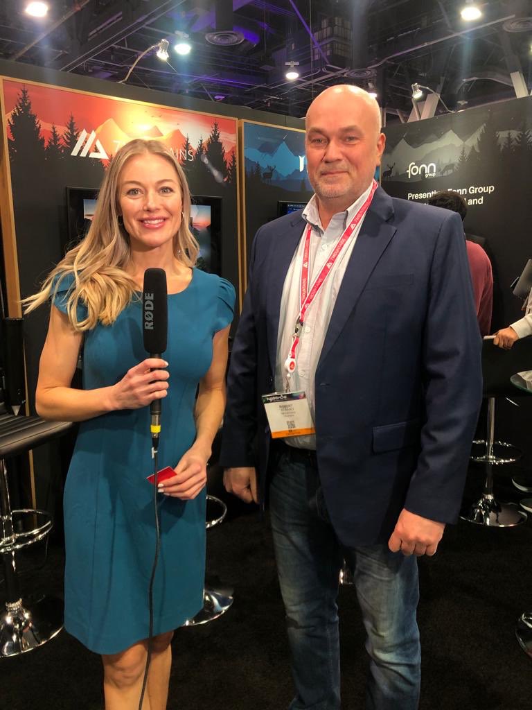 Day 2 filming continues <a href="/NABShow/">NAB Show</a> @7Mountains1 with Robert Strand chatting with InBroadcast’s Ashlee Blankenship Introducing Dina
The story - centric newsroom built for journalistic creativity…