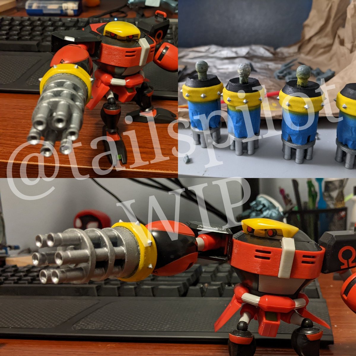 TailsPilot's tweet photo. The (almost) finished product. I have an extra 2 up for grabs. 1 for $18 or the pair for $35, plus the cost to ship to you. DM if interested 👍🏾 https://t.co/VUpgVe0DEI