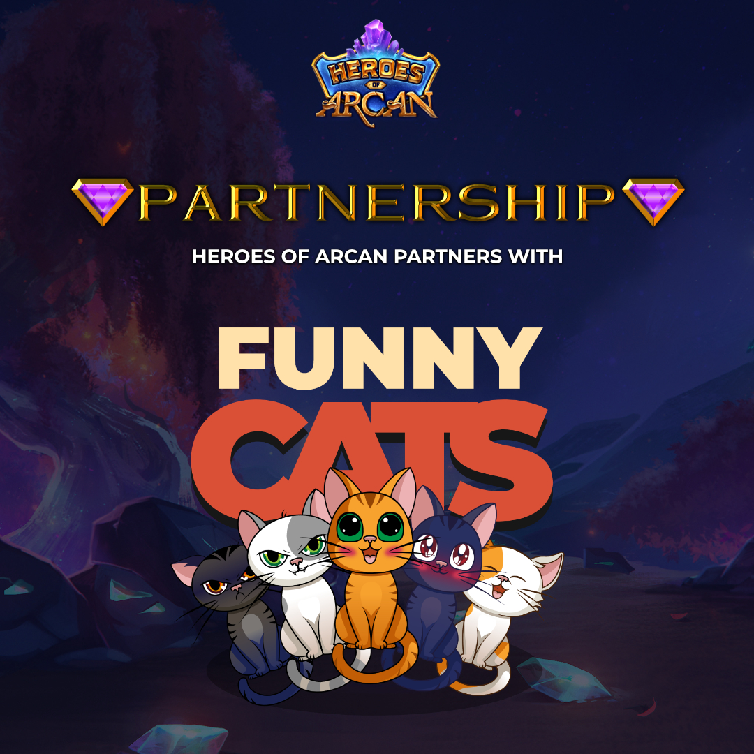 Heroes Of Arcan (@heroesofarcan) on Twitter photo 💎 Partnership💎
<a href="/HeroesOfArcan/">Heroes Of Arcan</a> partners with @FunnycatsNFT : we have prepared a giveaway for our communities 🎉
⚔️ giv.gg/cats-heroesofa…
#Giveaway #NFT #P2E #Heroesofarcan #Play2Earn 💎 Partnership💎
<a href="/HeroesOfArcan/">Heroes Of Arcan</a> partners with @FunnycatsNFT : we have prepared a giveaway for our communities 🎉
⚔️ giv.gg/cats-heroesofa…
#Giveaway #NFT #P2E #Heroesofarcan #Play2Earn