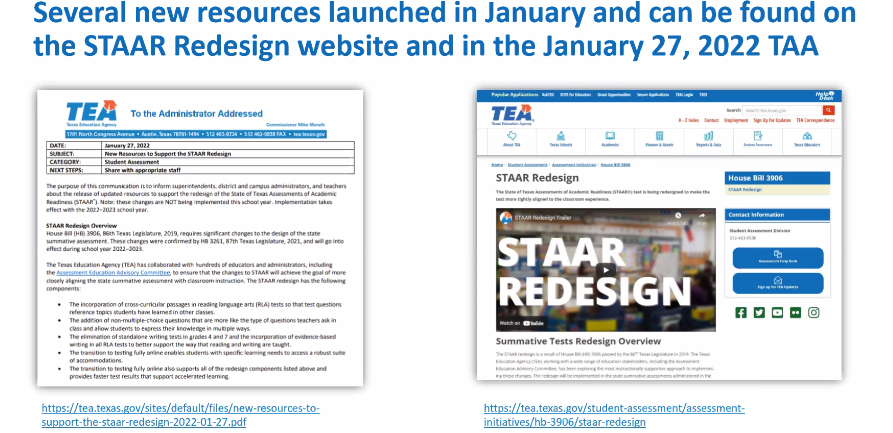CREST4Educators's tweet photo. STAAR Redesign Resources https://t.co/okpT1CYoz6
#CRESTEducators https://t.co/RO7gLGoVoV