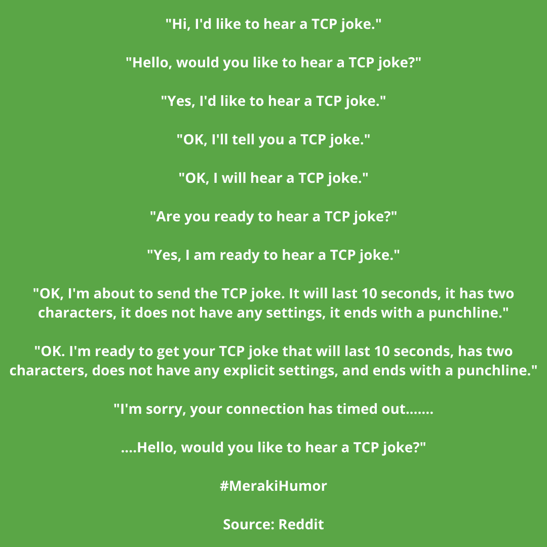 meraki's tweet image. #MerakiHumor