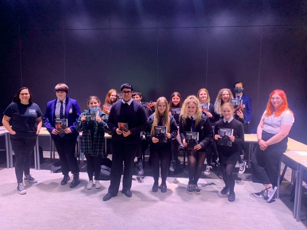 GFHSDRAMA's tweet photo. Our S3 Drama pupils really enjoyed today’s workshop focusing on script writing &amp; film 📝🎥🎬 
Thank you Rachel &amp; Shannon from @saeglasgowuk for coming to visit our Drama Department 🎭
#SkillsForWork #CareerInspiration #CreativeIndustries @Greenfaulds_HS https://t.co/wPcAJzrnRi