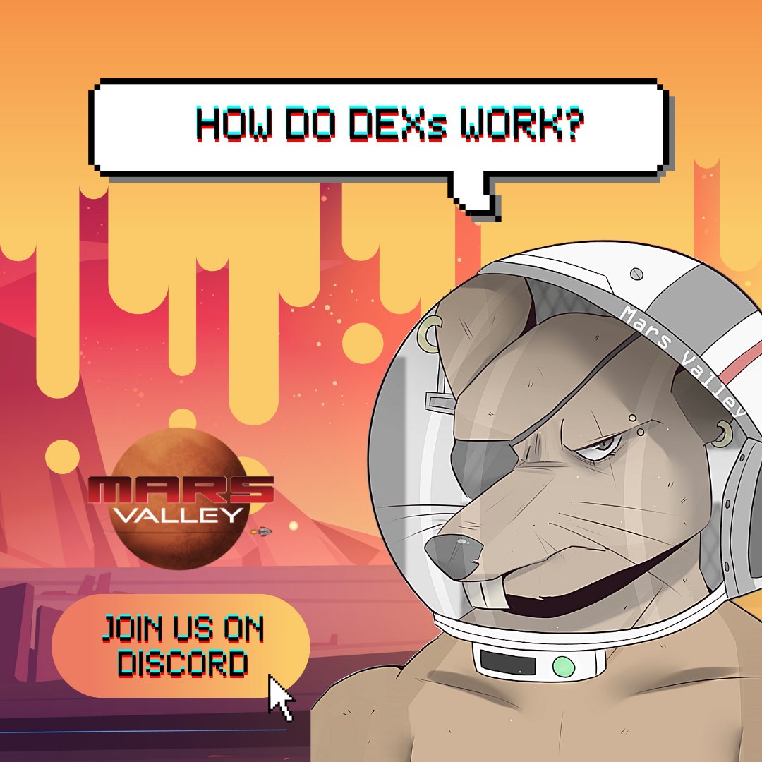 MarsValleyNFT's tweet photo. 👩‍🚀 𝗛𝗢𝗪 𝗗𝗢 𝗗𝗘𝗫𝘀 𝗪𝗢𝗥𝗞? 🛸

🚀 DEXs are generally developed using open source code, allowing anyone interested in understanding how they work.

#MarsValley #DEX #Blockchain #Martian #DeFi #Crypto #Mars #Solana https://t.co/nxtIyHDBwS