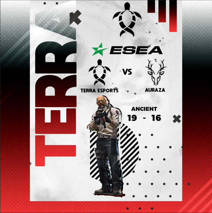 And Terra clutches the win with a MASSIVE comeback‼️

Thank you <a href="/auragamingza/">auRa Gaming</a> for a good game ‼️

This is only the beginning… the grind never stops‼️ 

#TogetherTerra #UNBrandedMFG #ESEA #csgo