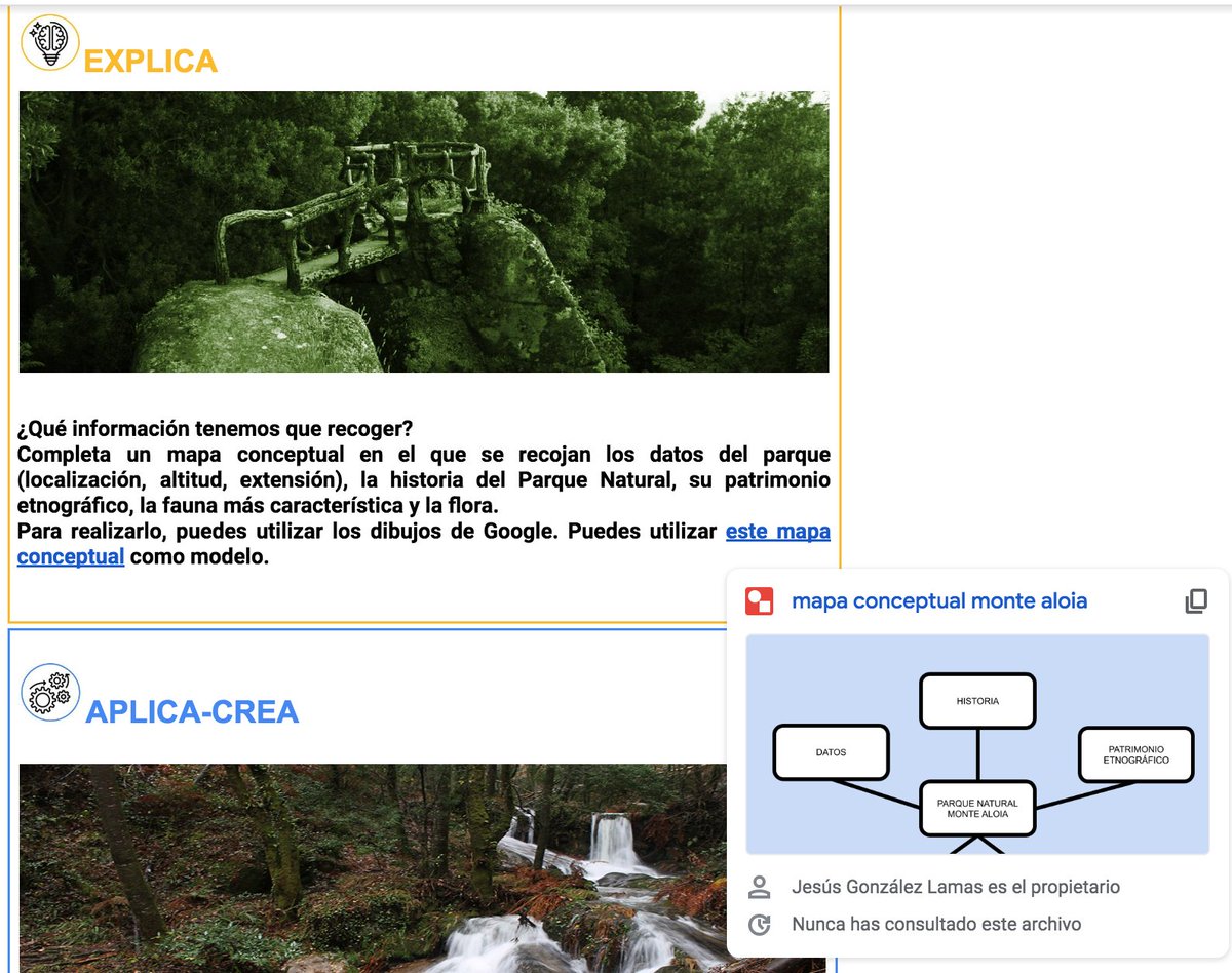 Hiperdocumentos's tweet photo. 🆕#Plantilla 📑en la 🗃️HiperDoteca para preparar #ACTExtraescolar #EducAmbiental #Geografia #1ESO gracias a @Daravelo #Hiperdocumentos con @GoogleEDU #GoogleEDU #GoogleDocs #EdTech @GEGSpain
⬇️🔗https://t.co/cFPoujyDOG https://t.co/ZEPBXqAehA