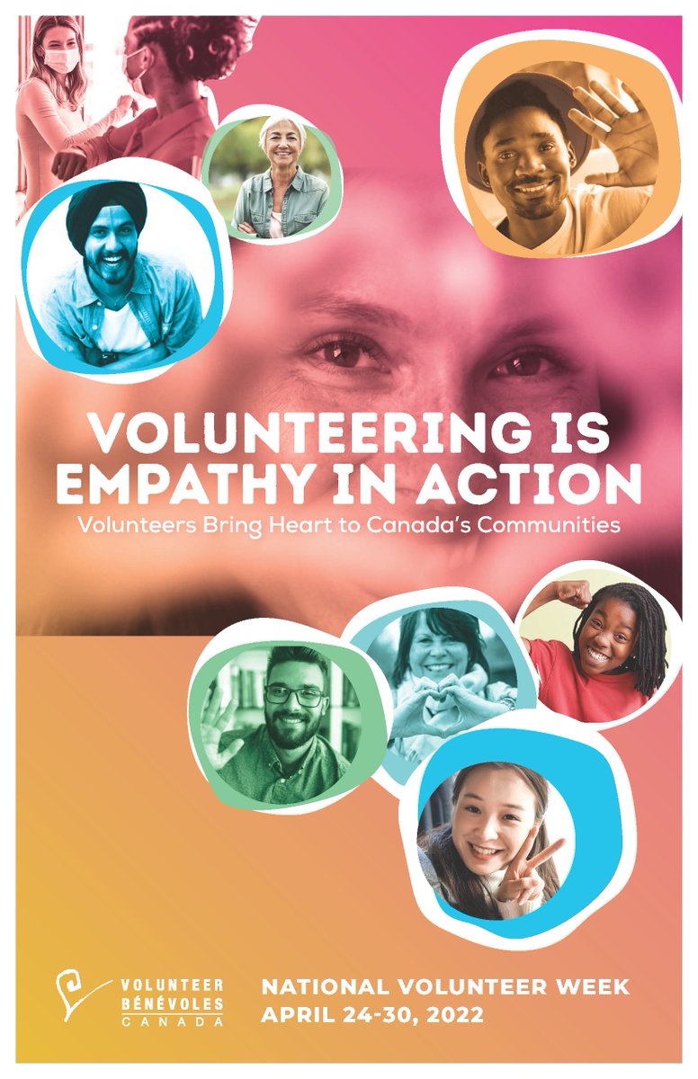 CityWL's tweet photo. The City would like to pause to recognize and say THANK YOU this National Volunteer Week April 24-30. 
This year's theme for National Volunteer Week - Volunteering is Empathy in Action - is fitting for all the work our volunteers do.
For more on NVW: https://t.co/0EGKQOXcEt https://t.co/j46oJNeC94