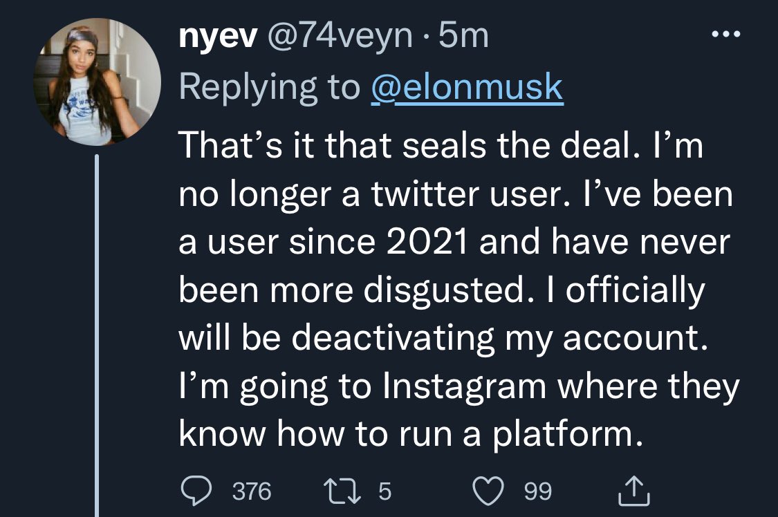 Bob_Mayo's tweet photo. @elonmusk Thousands are leaving. 🤣 https://t.co/p2f40pt5HC