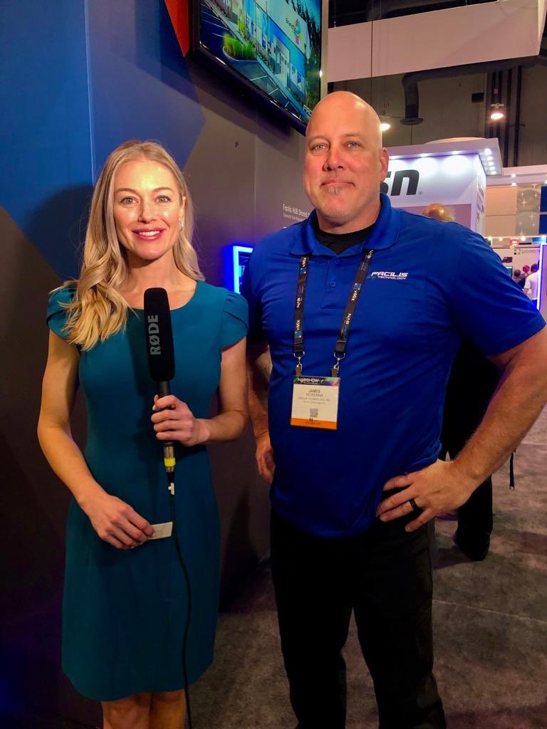 Day 2 filming continues <a href="/NABShow/">NAB Show</a> <a href="/Facilis/">Facilis Technology</a> with James McKenna chatting with InBroadcast’s Ashlee Blankenship on their latest Video Storage Servers &amp; Media Management…