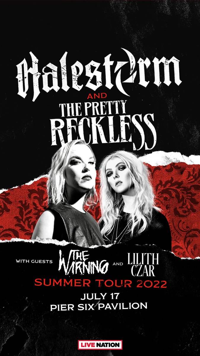 We're excited to have <a href="/TPROfficial/">The Pretty Reckless</a> join us in Baltimore in July! Who's coming? Tickets at halestormrocks.com🤘