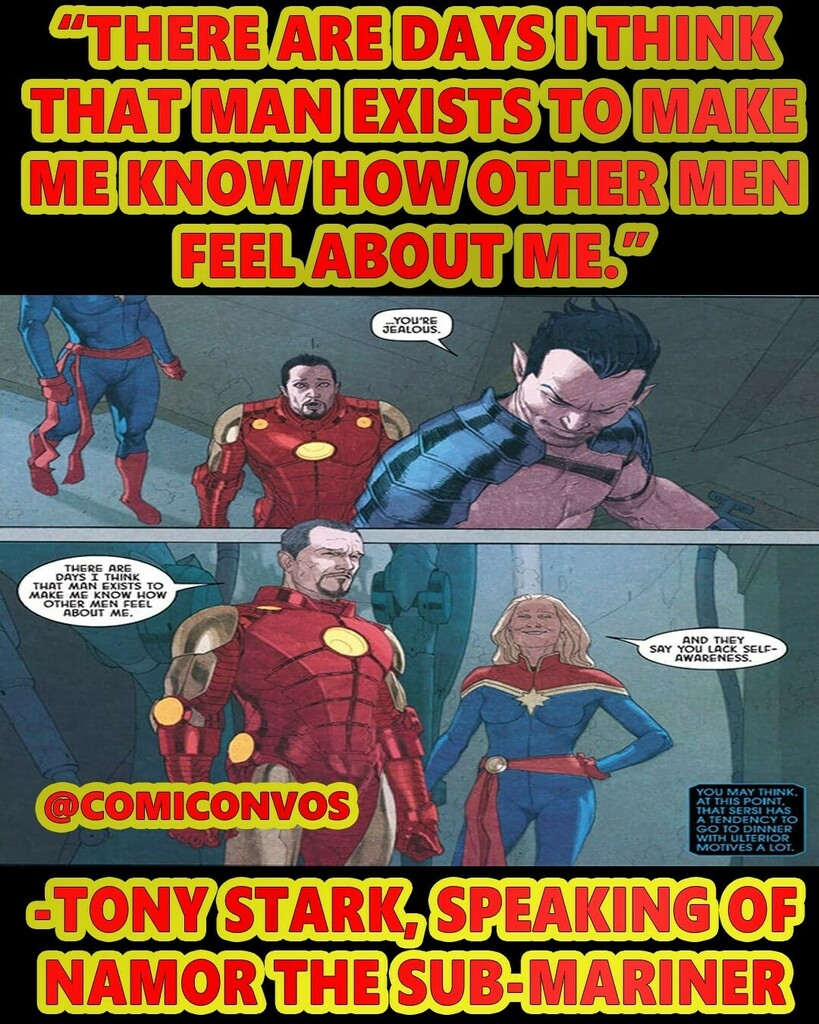 Comicconvos's tweet photo. #marvel #namor #tonystark #ironman #captainmarvel #thesubmariner #men 

#comiconvos #comics #art #comic #comicbooks #drawing #illustration #anime #comicbook #comicart #manga #sketch #comiccon #artist #cartoon #draw #igcomics #memes #quotes #facts
You can… https://t.co/6i9bWxw9E4 https://t.co/A7Tjmilerh