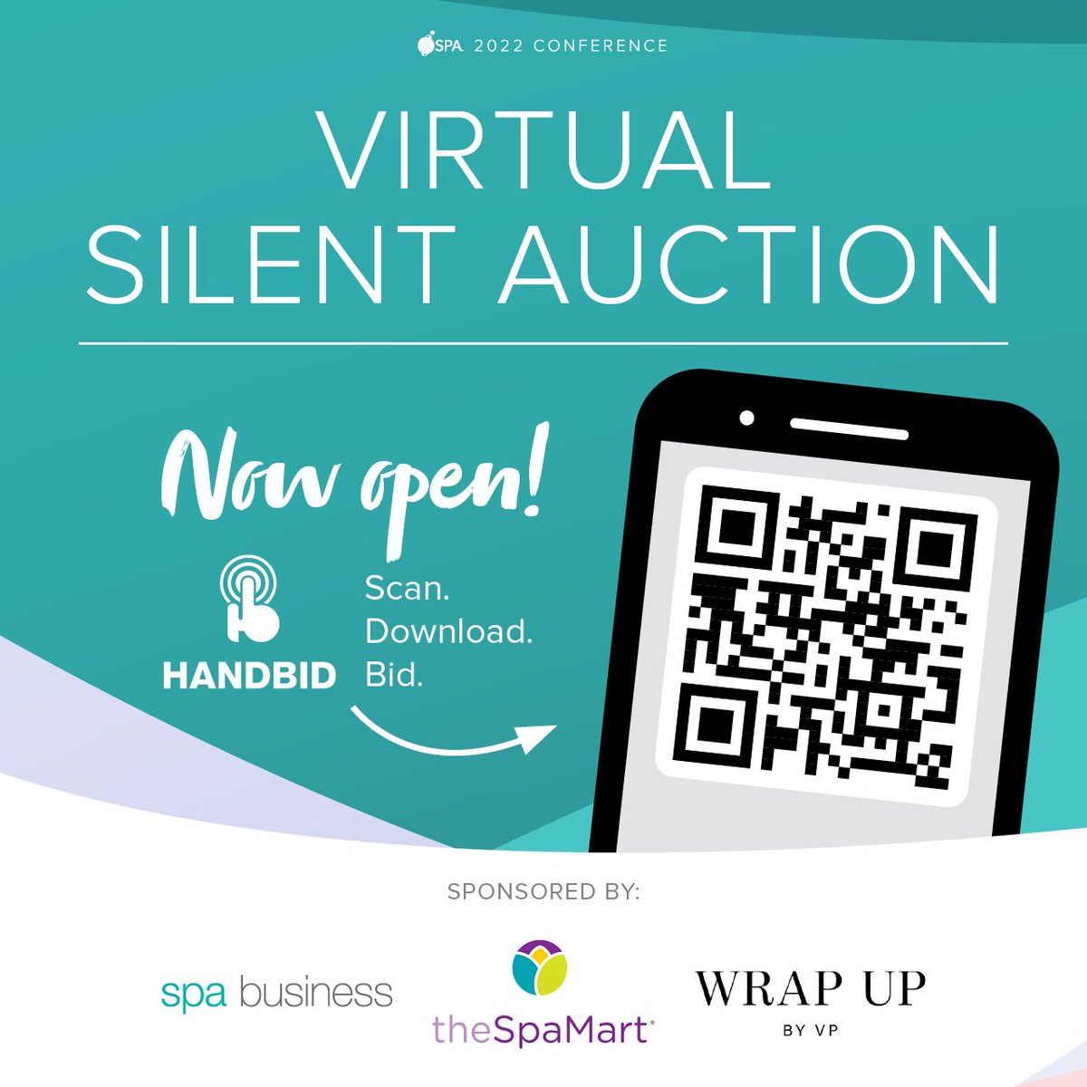 Are you ready to get your bid on? The 2022 ISPA Foundation Virtual Silent Auction is open for bidding! Scan the QR code in this image to download the Handbid mobile app, search "2022 ISPA Foundation Auction" and start bidding on the amazing items up for grabs. #ISPA2022