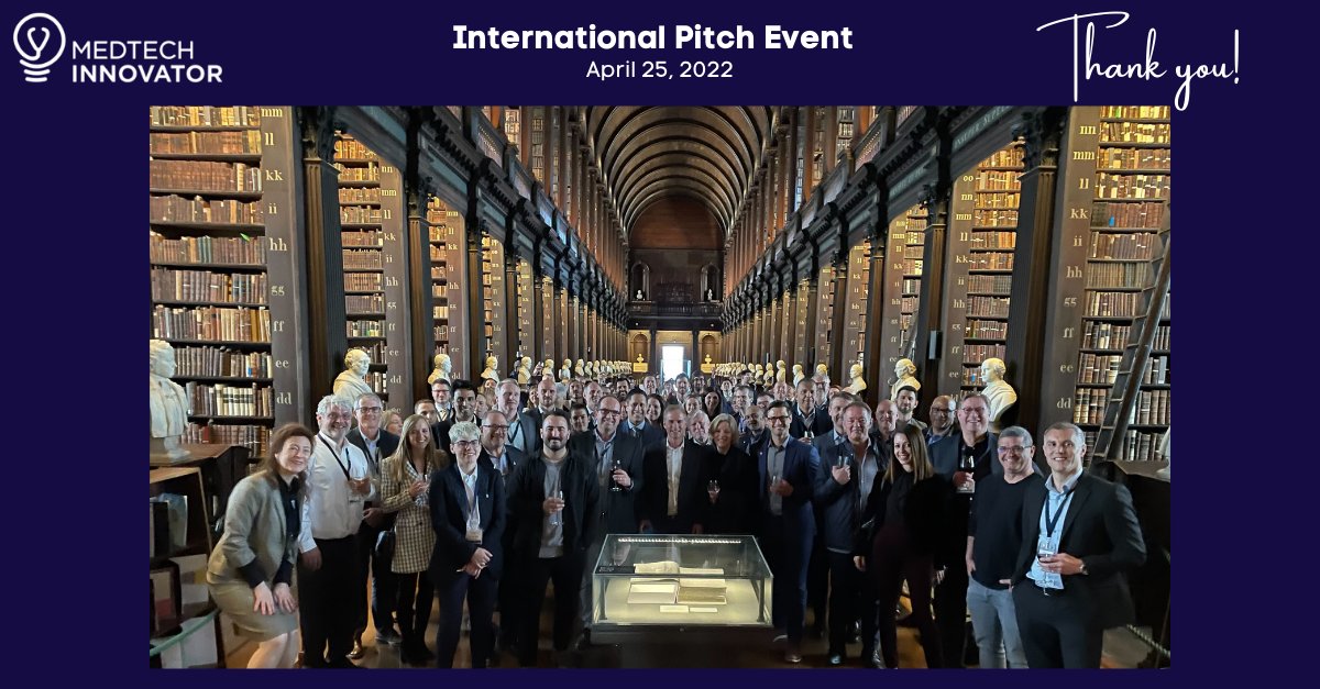 The #MedTechInnovator International Pitch Event in Dublin, Ireland today was another resounding success in our 2022 road tour! Thank you to all the judges and startups who participated.