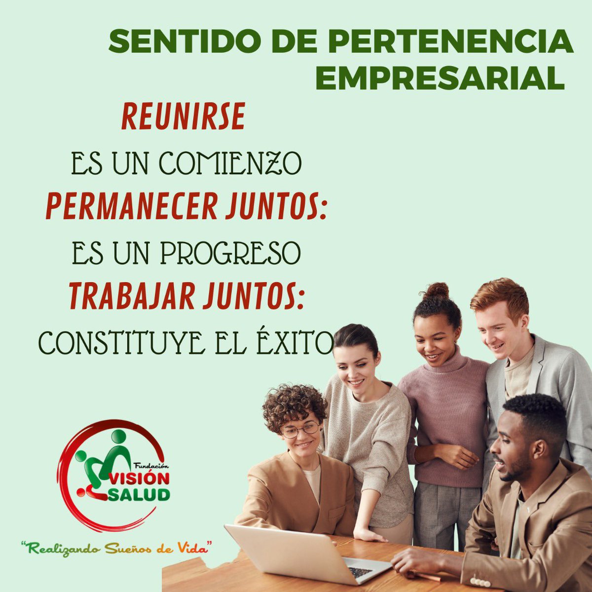 FUNVISIONSALUD's tweet photo. Trabajamos en equipo por seguir realizando sueños de vida #yosoyfvs #FVSContigo https://t.co/JCFwYLzLvm