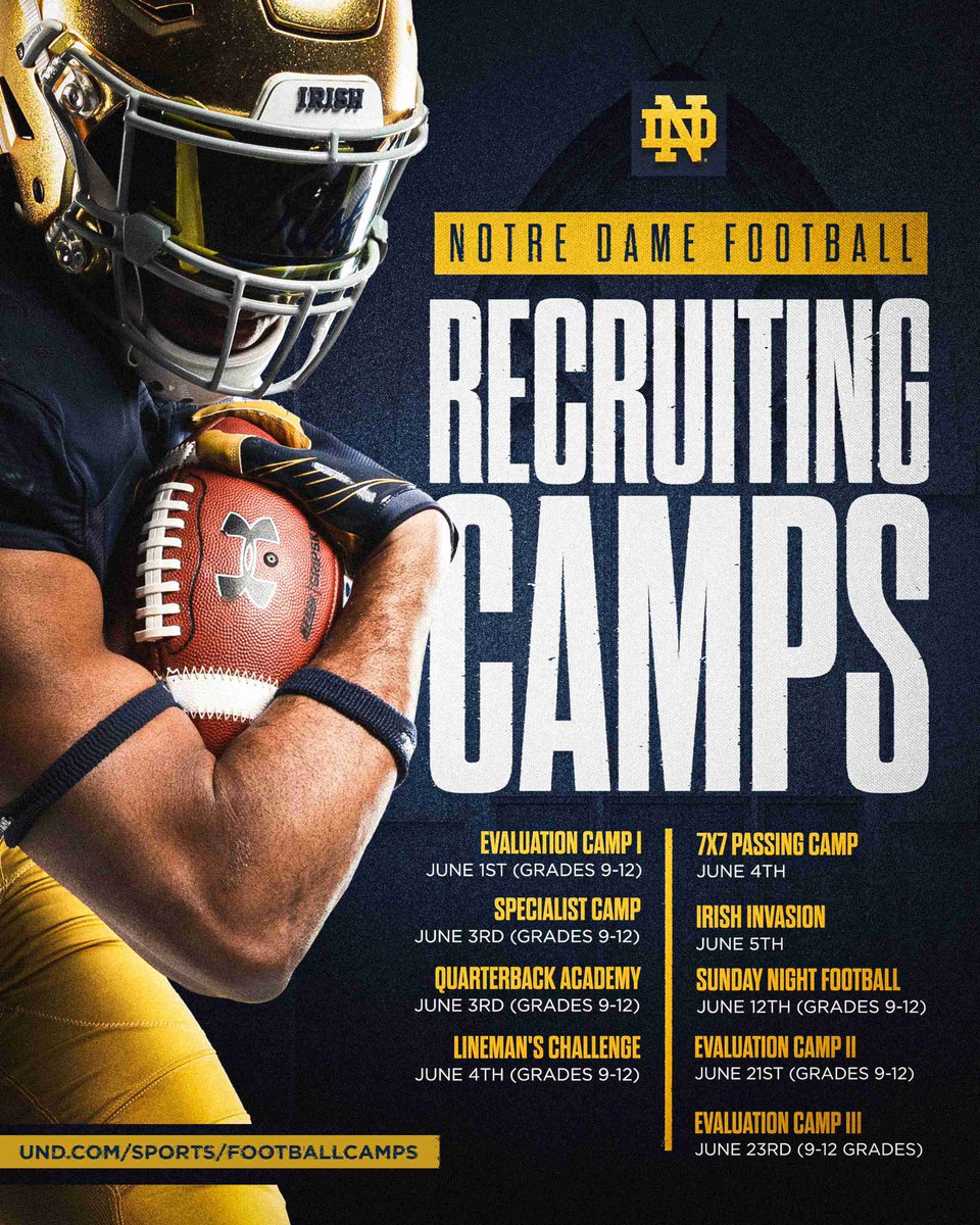 Jayden Baker (@jayonefour14) on Twitter photo Blessed and super excited to be invited to Notre dame football camp ! Can’t wait to come out and compete <a href="/NDFootball/">Notre Dame Football</a> Blessed and super excited to be invited to Notre dame football camp ! Can’t wait to come out and compete <a href="/NDFootball/">Notre Dame Football</a>