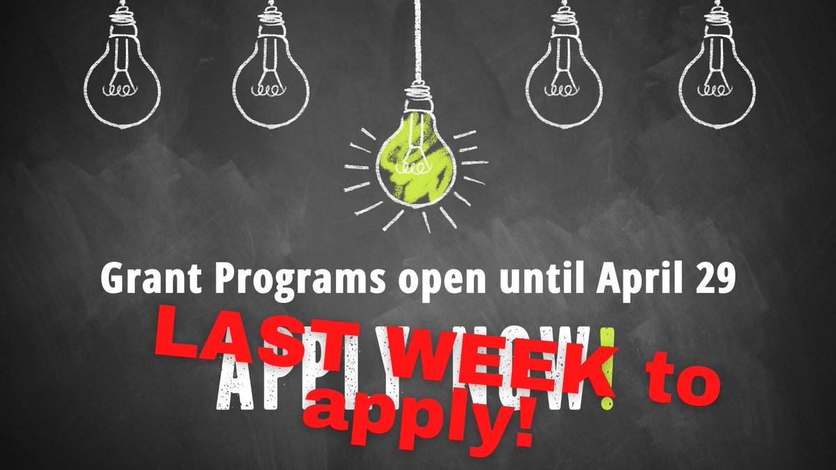 There is still time to apply for a Project Grant but only until this Friday at 5:00 PM. This isn't like shopping for holiday gift, don't wait until the last day <a href="/elorafergustday/">EloraFergusToday</a>. Get all the details at cwcfoundation.ca