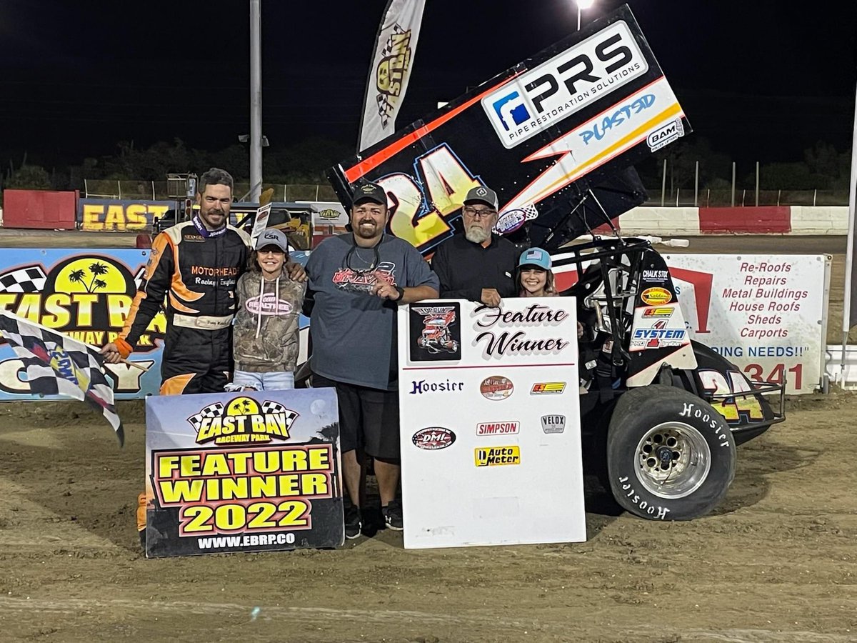 BRStuned's tweet photo. Danny Martin Jr. continues to rack up the wins in Florida taking the Top Gun Sprints feature at East Bay Raceway Saturday night on @AfcoProShocks by BRS.
Congrats Danny, Doug, and Dewey!#PROBRS https://t.co/iBEtj2CDP4