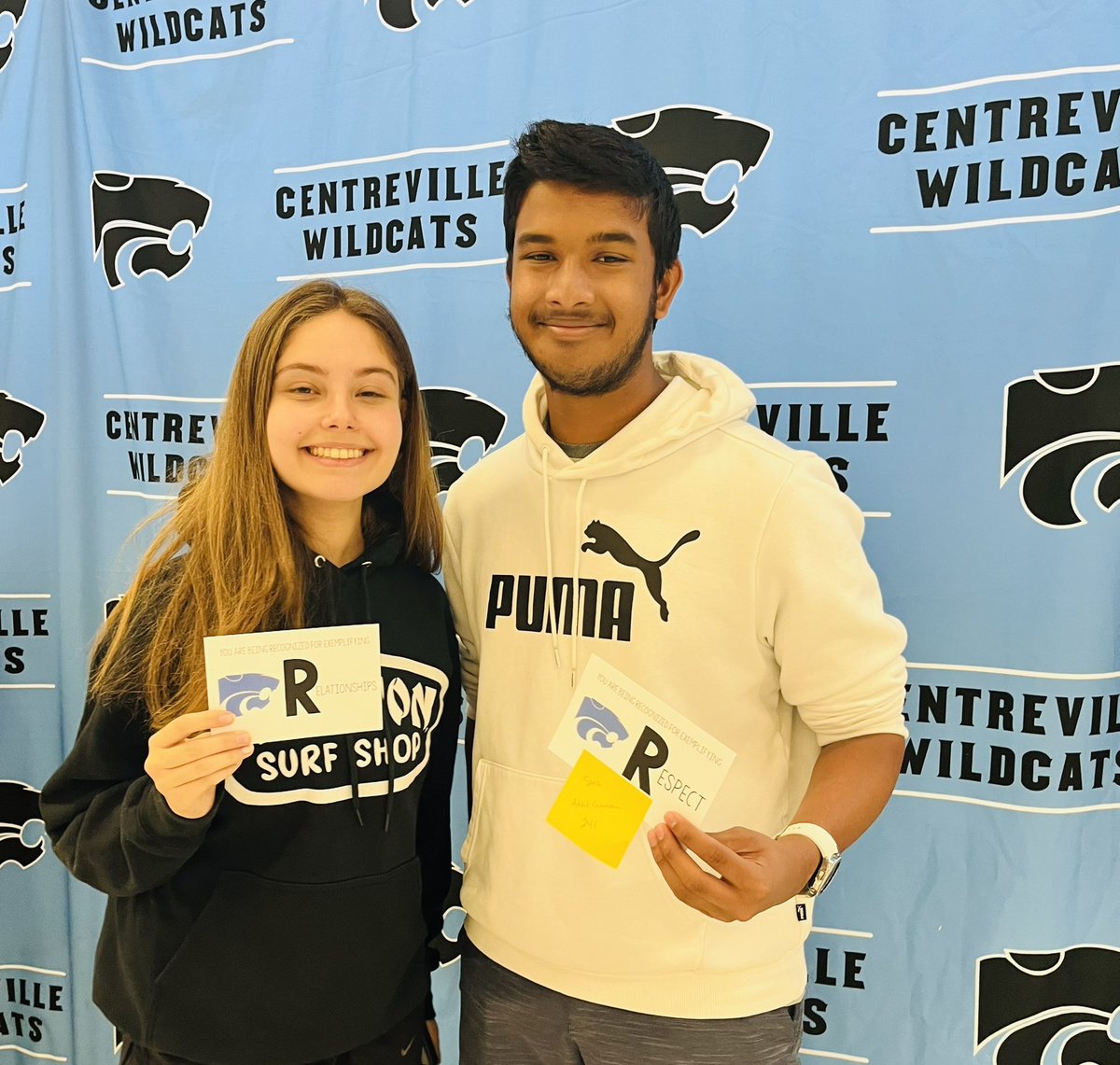 MrsWarrenCVHS's tweet photo. ROAR Quarter 3 Celebration &amp; Recognitions for showing Respect, Ownership, Achievement, and Responsibility. 💙🖤 https://t.co/6j63x78sWU https://t.co/ELJ8ziQxaT