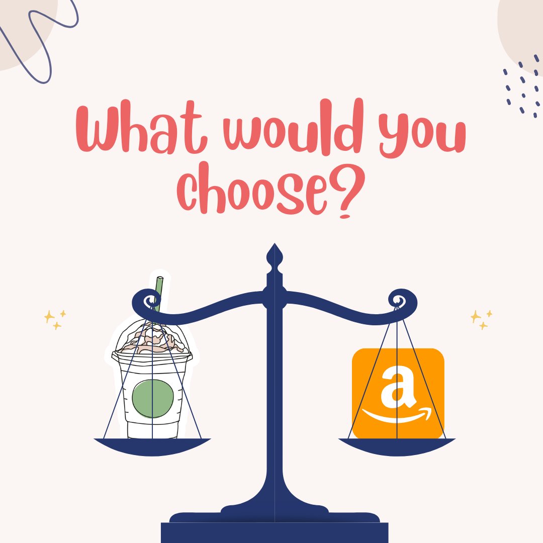 gametheoryacad's tweet photo. Our instructors lead an activity where students choose between a $10 Starbucks and $15 Amazon gift card. In one of our spring groups, many students chose the Starbucks gift card. Why? They said they cared more about their preference for a Starbucks treat than a dollar amount. https://t.co/QDpvpHwy4b