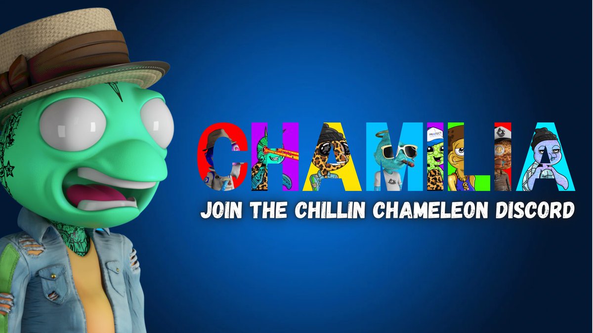 Chillnchameleon's tweet photo. Our 3.0 Whitelist was just announced in our Discord! 🦎 To celebrate we want to #GIVEAWAY the first 10 WL spots!! 

- Like &amp; RT 
- Join the Discord: https://t.co/4uhmqWH1w9

Announcing winners in 24 hours! 🎉 https://t.co/ia7LA5Gv7X