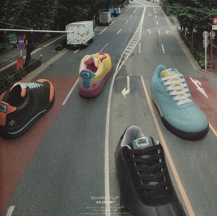 VELORIFIED's tweet photo. Ice Cream + Bapesta (2006) https://t.co/ufi093vXpW