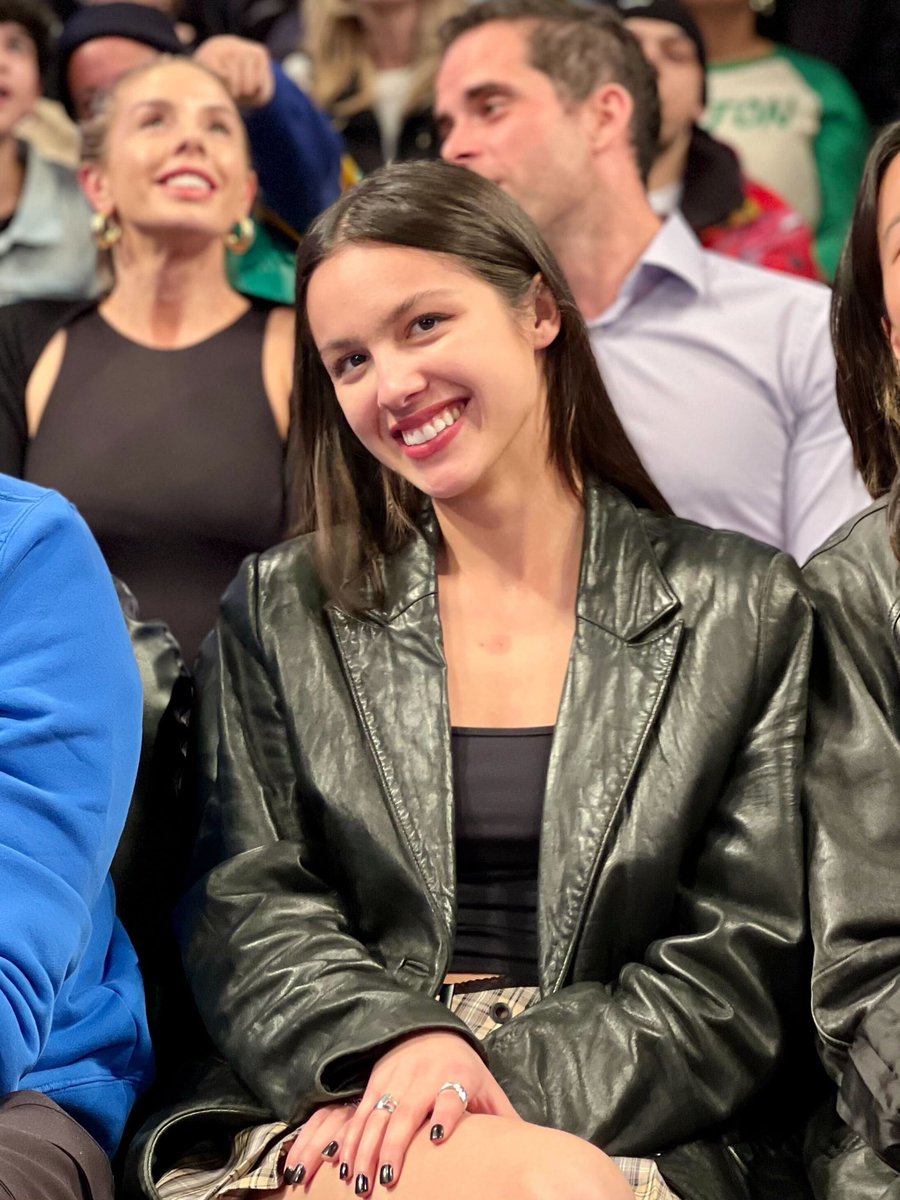 NBA's tweet photo. Olivia Rodrigo’s latest tour stop… Nets/Celtics Game 4 ✨ https://t.co/wmvd2SnhS5