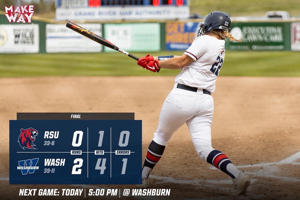 rsusoftball's tweet image. Two tough ones today. 
#HillcatSoftball #purposedrivenmindset