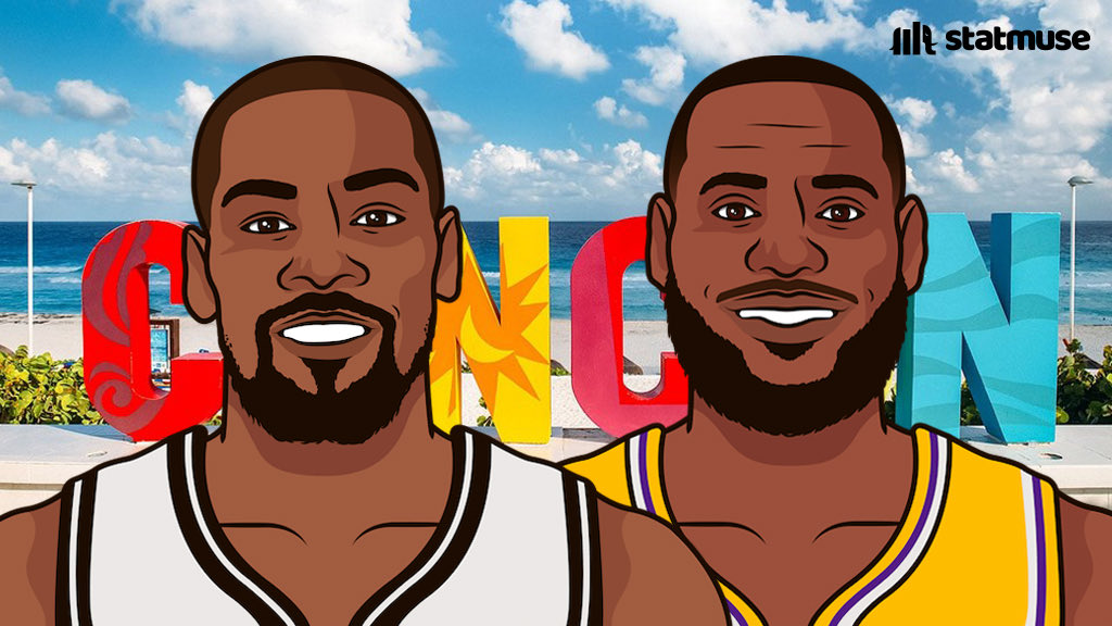 This is the first playoffs in 17 years without KD or LeBron in the second round.
