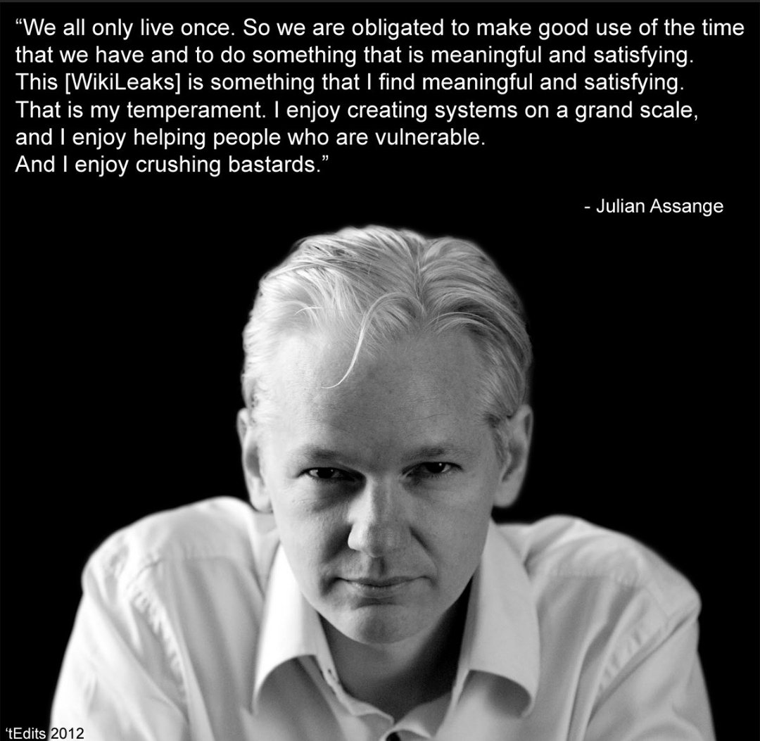 People are passionate about #leavingtwitter , but why not fight for something truly important.  #JulianAssange had been imprisoned unjustly for years.  It's time we fight for Assange and crush the bastards!

#FreeAssangeNOW #FreeSpeech
