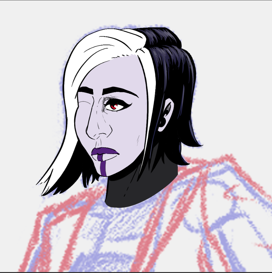 TamarisMorgan's tweet photo. Been reading some #WonderWoman Year One &amp; applying some of the inking methods used there, here's a sketch! #sketch #LaylaPurcell https://t.co/0zaywQ3mNq