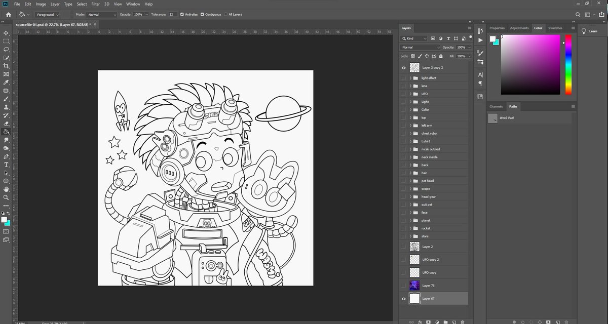 far in the future. This cool kid created technology to accompany his life. he turns into a cyborg who can help more lonely friends! #LonelyPopFanArt #LonelyPop