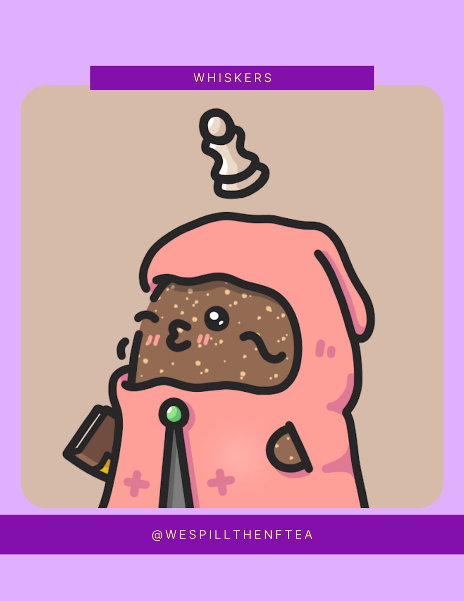 ✨PROJECT SPOTLIGHT: @Whiskers_NFT 

Currently minting 💫

🐟 Whiskers are magically-inclined adventuring fish that live on the grand continent of the Great Pond.

Supply: 5,555
Price: 0.15E

Created by @whiskerico — photographer, musician, programmer, designer &amp; illustrator ✨