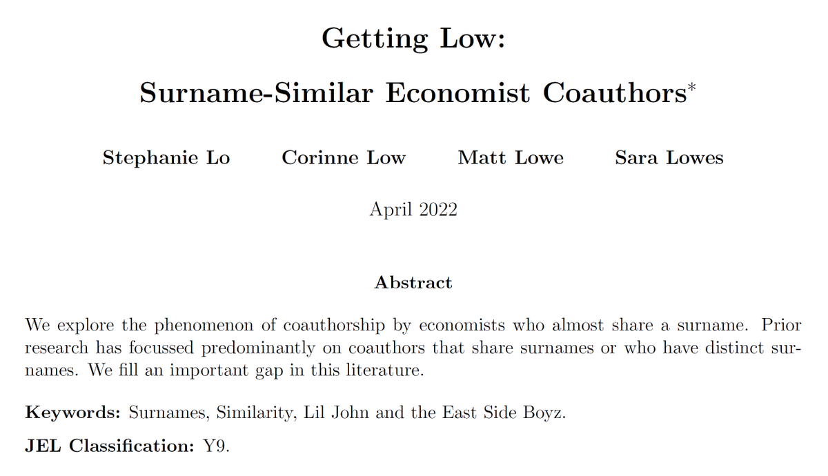 Matt Lowe (@hmmlowe) on Twitter photo We have been planning this new paper for a long time, excited to finally get it out: (with Stephanie Lo, <a href="/femonomics/">Corinne Low</a>, <a href="/sararlowes/">sara lowes</a>) We have been planning this new paper for a long time, excited to finally get it out: (with Stephanie Lo, <a href="/femonomics/">Corinne Low</a>, <a href="/sararlowes/">sara lowes</a>)
