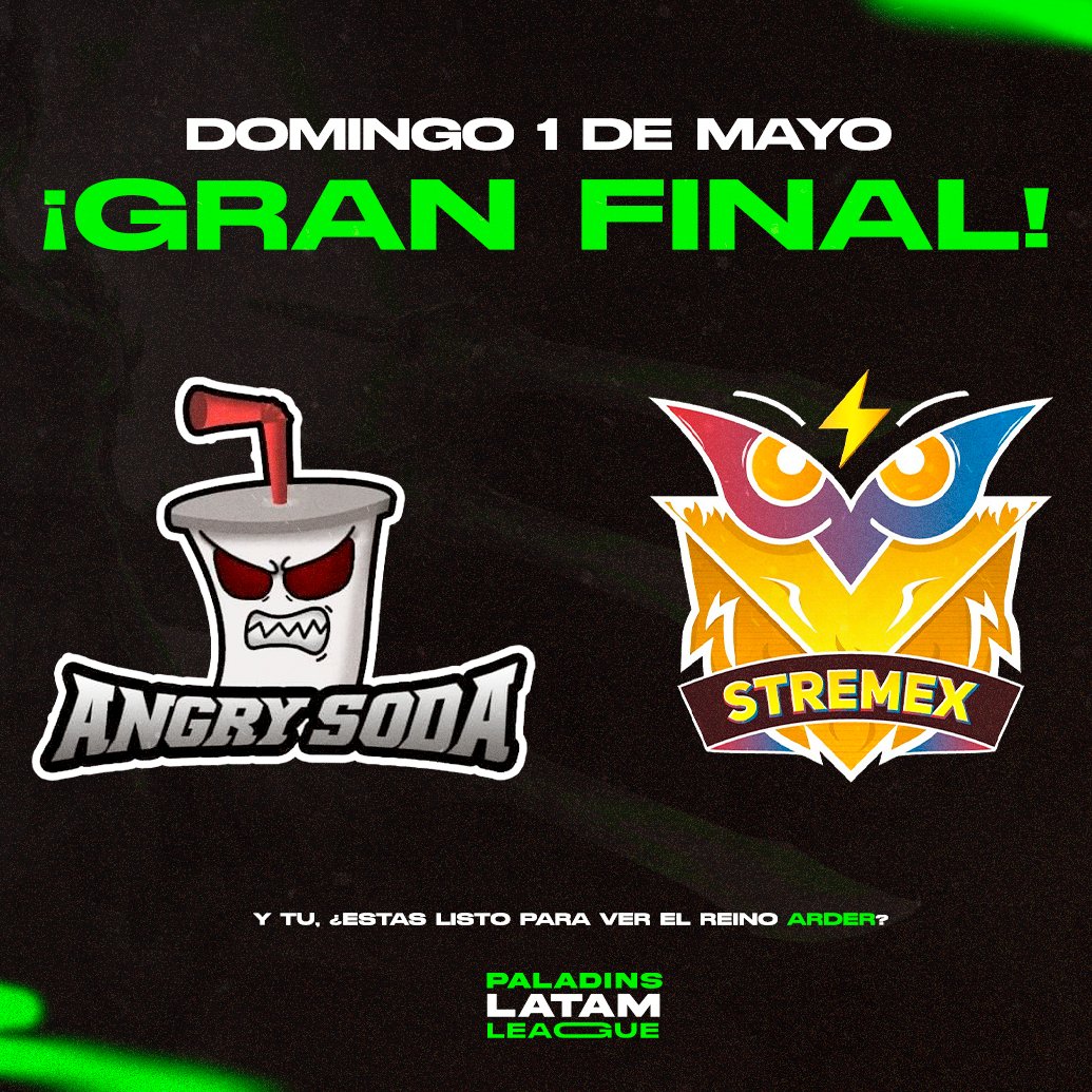 pll_league's tweet photo. 🏆TENEMOS FINALISTAS🏆

#Stremex y #Angrysoda son los 2 equipos finalistas después de 3 meses de competencia👀

El ganador de la segunda temporada esta por decidirse🏅

#PuroPLL https://t.co/r5euA0rom1