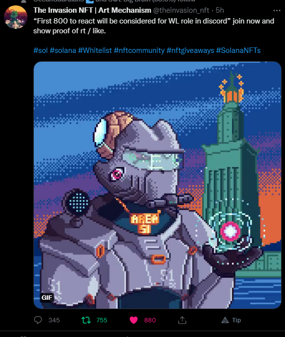 Sniberico's tweet photo. @theinvasion_nft This looks sick https://t.co/jWW48VN4vu