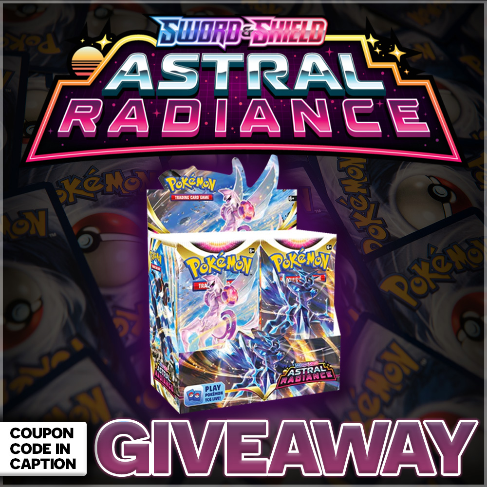 🎇 ASTRAL RADIANCE PREORDERS ARE HERE 🎇

Preorder ⤵️
🔗 ow.ly/OPMr50IRPOS

Use "SWSH10" for free shipping after $50. 🤫

To celebrate the upcoming set, we are giving away a 
booster box! 📦

TO ENTER:
🐤 FOLLOW US
❤️ LIKE
🔁 RT 
🏷️ TAG A FRIEND

MUST DO ALL 4️⃣ TO ENTER