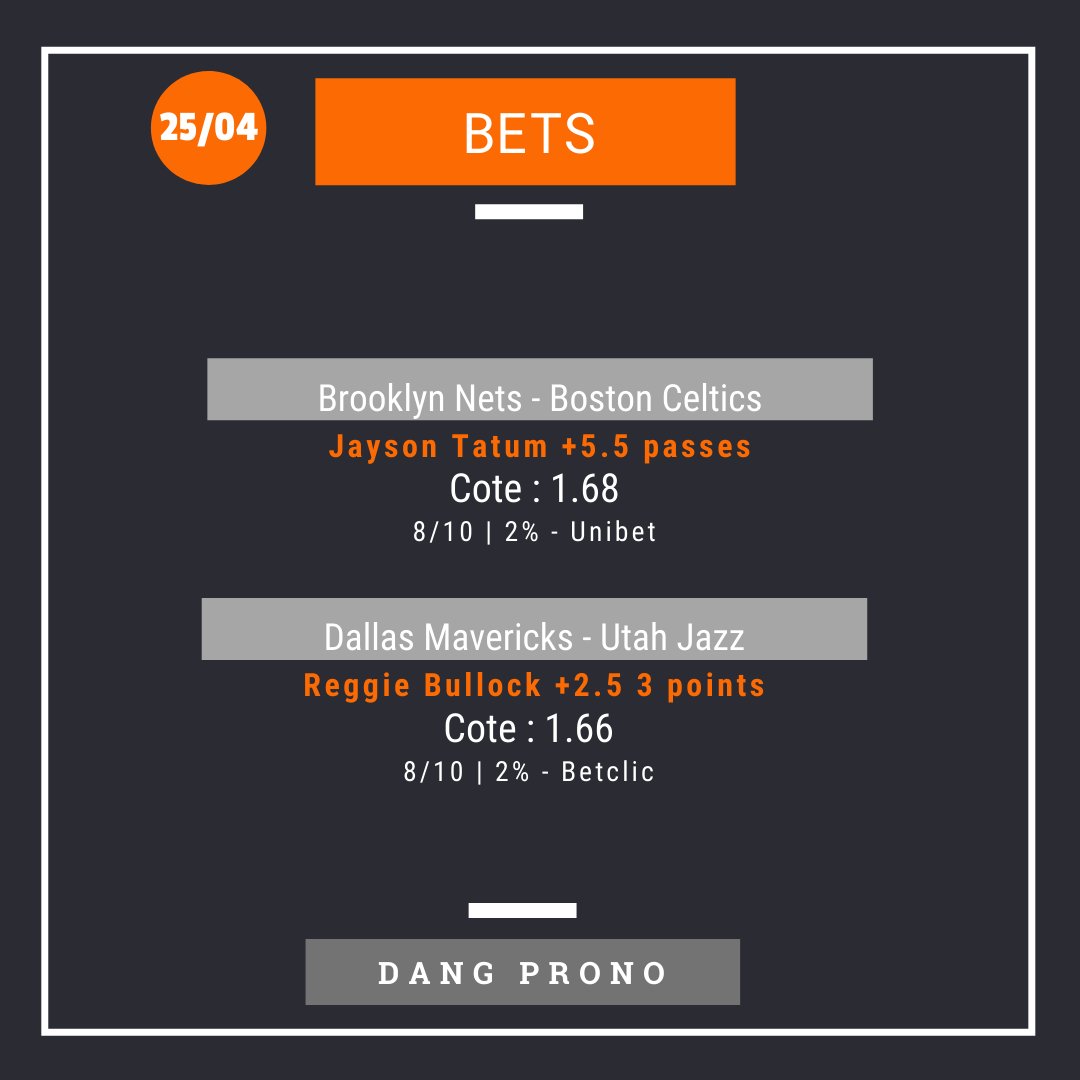 DangProno's tweet photo. Mes bets pour cette nuit  #NBAPlayoffs 

Pas d'autres bets de prévu, bonne soirée
#NBA75  #NBATwitter 

Bets à prendre qu'à ces cuts !
#TeamParieur 

LIKE ❤️ / RT ♻️ pour le soutien https://t.co/2G4HIYejeN