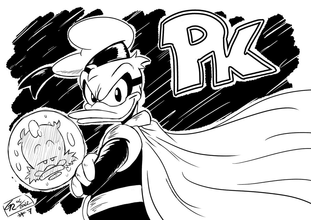 ArtofAgito's tweet photo. #DailySketch #DonaldDuck #Powerduck #Paperinik #Disney https://t.co/TzLTNLg5zI