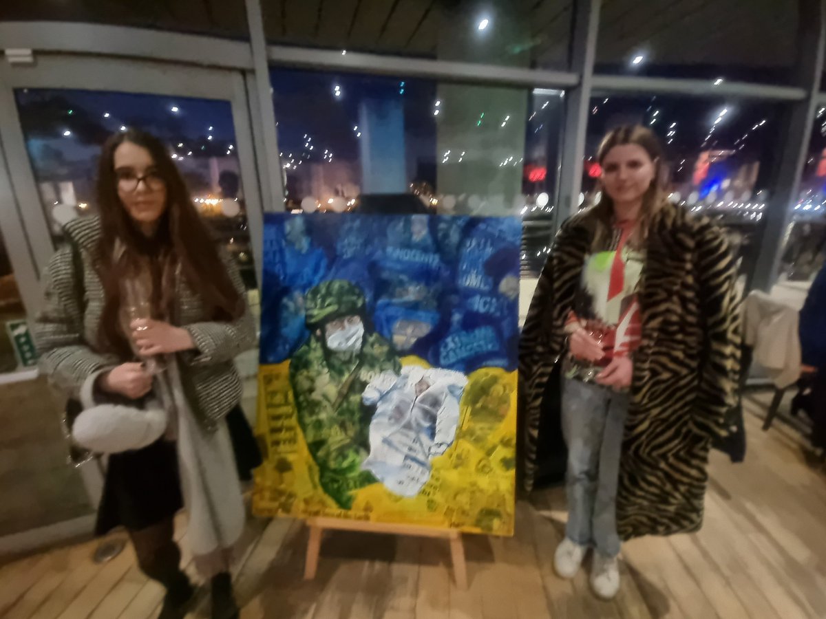 Proud to raise awareness of 🇺🇦 culture and my 🇺🇦 roots tonight <a href="/AsianaFusion/">AsianaFusion</a>. Over £4,000 raised for the humanitarian appeal and I was joined with teammates from <a href="/NorthumbrianH2O/">Northumbrian Water</a>. Great job <a href="/RotarySR1/">RotarySR1</a> 👏.

To victory 🇺🇦💪.
Please continue to #StandWithUkriane