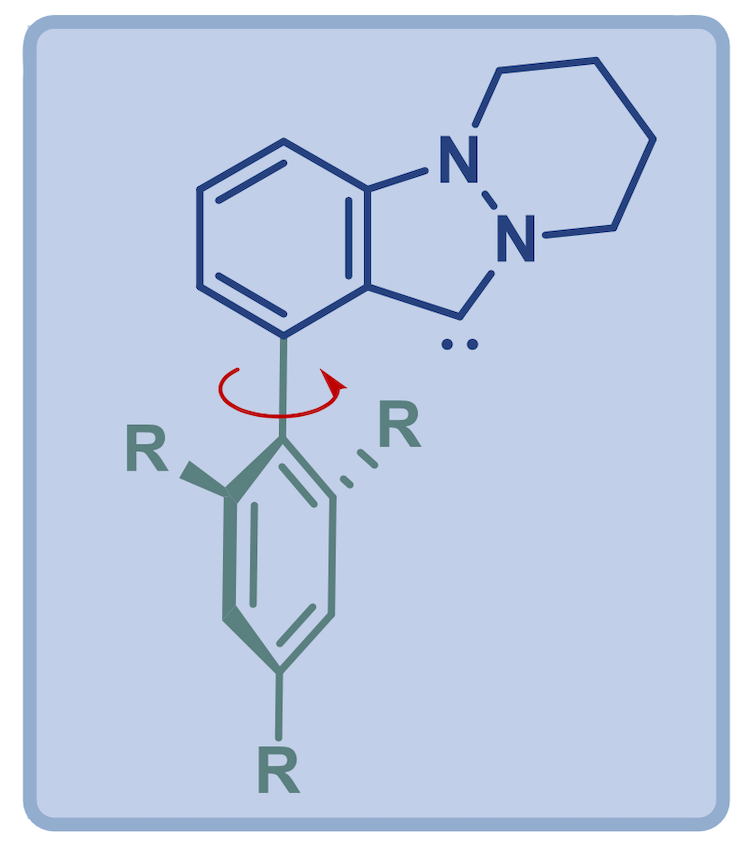 Szostak_Group's tweet photo. #NHCs #NHeterocyclicCarbenes Check out our recent study on #indazolin-3-ylidenes. #nonclassical less heteroatom stabilized #NHCs. Reactivity-tuning #biaryl twisting. Easy synthesis. High reactivity in #electrophilic catalysis. Test them out! @Orgmet_ACS 

https://t.co/OETYyqmBs7 https://t.co/WvLoJYrI2E