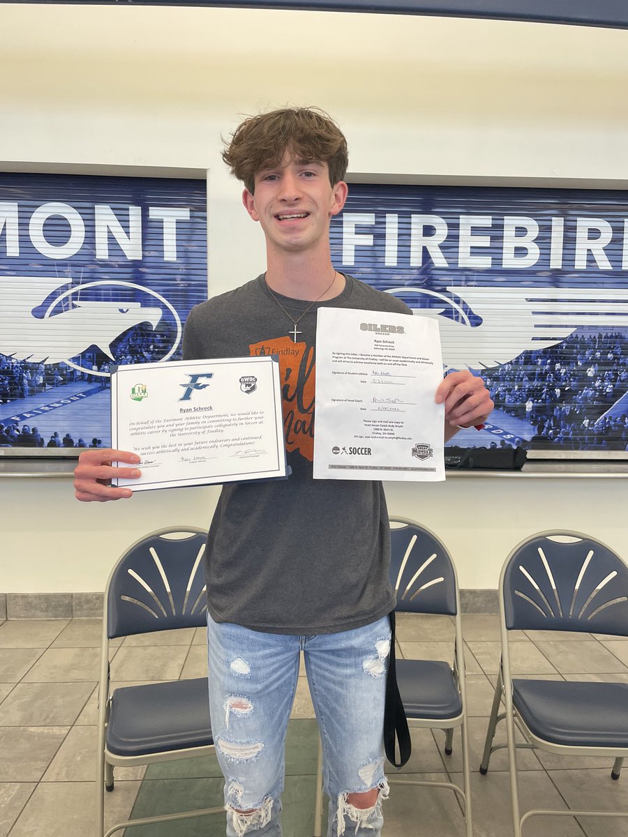 KFHSMensSoccer's tweet photo. A magnetic leader, a committed worker and another player going to the next level. Congrats @ryanschreck10 on signing with @UF_MensSoccer! You have made #TheBrotherhood proud! https://t.co/dRbvDrUPUm