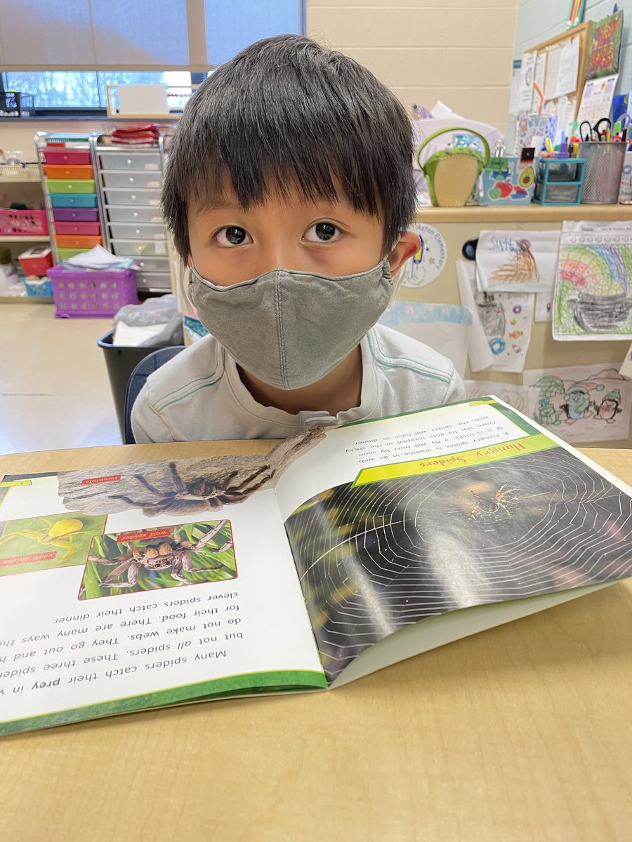 LindsaySutton33's tweet image. We loved hat day and reading! We showed our spirit a few weeks ago, and learned new information about spiders! @FountasPinnell @CoebournES