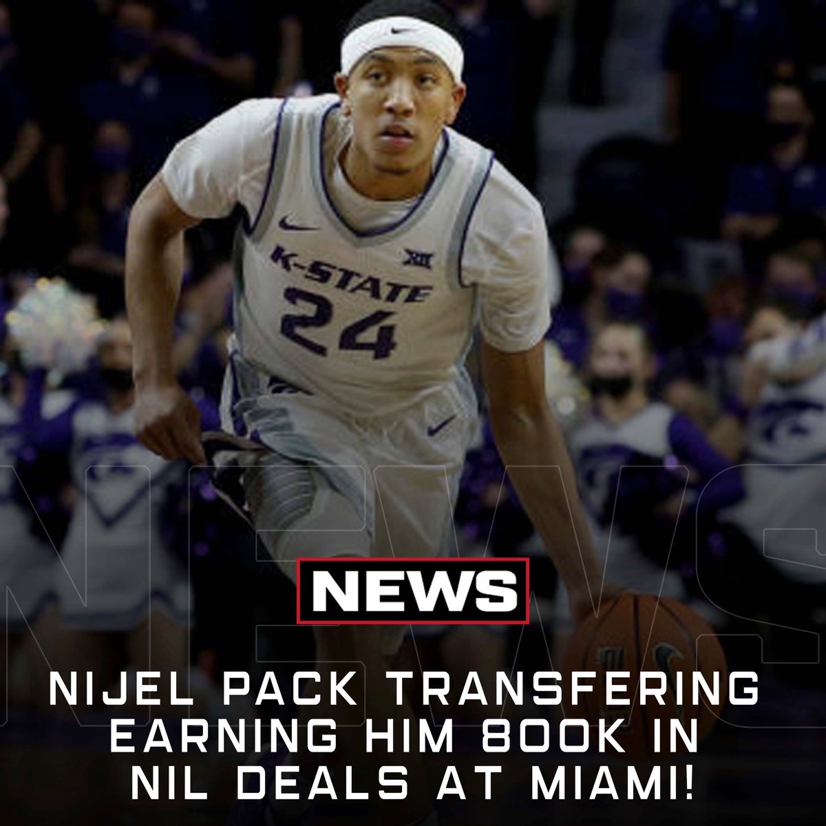 🚨BREAKING🚨 Nigel Pack, who has transferred to Miami, will be signing NIL deals up to 800k!

THOUGHTS??⬇️

#nil #bighitslive #nameimagelikeness