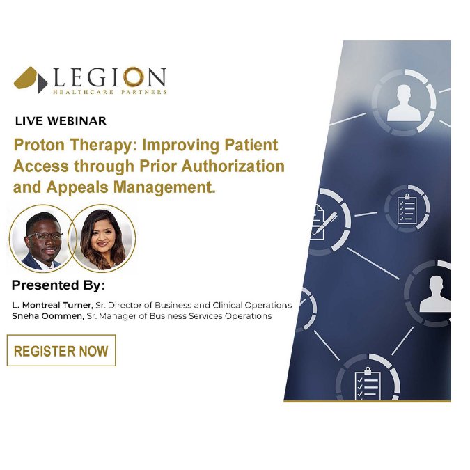 joinourlegion's tweet photo. Register today!  

Topics discussed will include:
Key components of #revenuecycle
Overview of the #priorauthorization process
Understanding #healthpolicies, #medicalpolicies, &amp; #denialmanagement

#protontherapy #radonc #legionHP 

https://t.co/qK21n2JTjA https://t.co/wkPwuZFTs3
