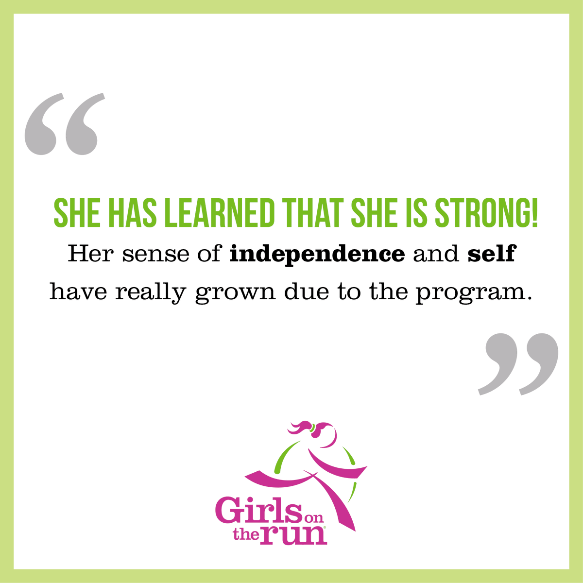Make a difference! Help girls in our community activate their limitless potential by supporting Girls on the Run Kentuckiana.

gotrkentuckiana2022.causevox.com