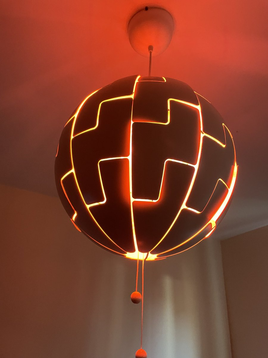 mamidesigns's tweet photo. IKEA “Death Star” light was almost the death of me. For such a popular product why is it impossible to fix to a ceiling?? Poor design and instructions. Ended up literally screwing it to the ceiling!
@IKEAUK @IKEAUKSupport https://t.co/pT8lo9lcV2
