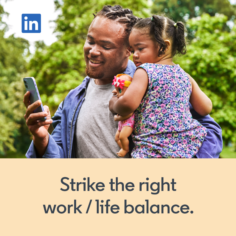 LinkedIn's tweet photo. We're here to help make your job search a success, no matter what kind of work you're looking for. Download the LinkedIn app and get started today.