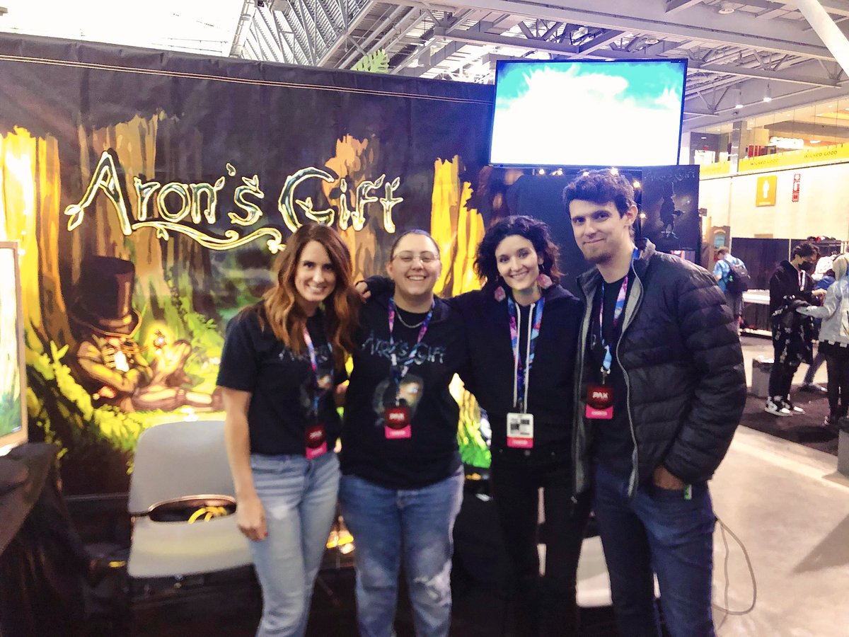 InktaleStudios's tweet photo. That’s wrap at PAX East 2022!!

Had such overwhelming positive responses from all those who came by and played our demo of Aron’s Gift! And a huge shout out to all  who followed up and came to play again from PAX West! https://t.co/xWwNP9bGix
